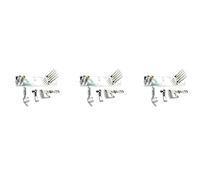 Jushenpoer 3 Set Machine à Coudre Fixation Aiguille Vis à Plaque Fixation Complète Fixation Pièces pour 335 BG335 Outils de Couture Accessoire