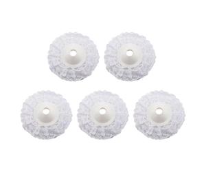 Jushenpoer 30Pcs Collier de Bouquet de Dentelle, Collier de Dentelle Titulaire de Bouquet de Bricolage Mariage Bouquet de MariéE Collier Blanc Dentelle Décoration Titulaire du Bouquet