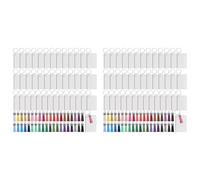 Jushenpoer 320 PièCes SéRies Sublimation Porte-CléS ÉBauches Ensemble Porte-CléS Sublimation ÉBauches Transfert de Chaleur Porte-CléS Glands MDF Blanc-Rectangle