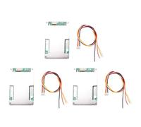 Jushenpoer 3X Carte de Protection de Batterie au Lithium 3S 12V 120A avec ÉQuilibre de Batterie de Puissance/AméLiorer la Carte de Protection PCB