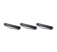 Jushenpoer 3X Noir Plastique Dessin D'Image Stockage Tube Affiche Rouleau Support