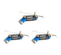 Jushenpoer 3X Signal de Synchronisation Plomb Volant DonnéEs RéParation Test PCB MultimèTre Aiguille Bricolage Circuit Imprimé ÉLectronique Outil de Soudage Sonde (A)