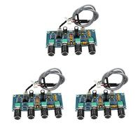 Jushenpoer 3X Xh-A901 Ne5532 Préampli Préampli à Carte de Tonalité avec Carte de Préamplificateur de Graves Aigus