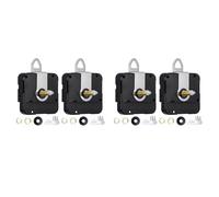 Jushenpoer 4 PièCes Silencieux Bricolage Quartz Horloge Murale Mécanisme de Mouvement Kit pour PièCes de Rechange Remplacement Décor à Montre Outils 20Mm