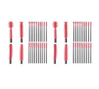 Jushenpoer 40 Brosses de Nettoyage pour Machine à Coudre Cranny, Brosses de Nettoyage Réutilisables à Poils Denses en Silicone pour Machine à Coudre