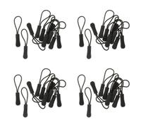 Jushenpoer 40 Extracteurs de Glissiere Antiderapants, Fermeture A Glissiere, Remorque A Extension pour Fermeture A Glissiere, Noir