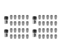Jushenpoer 40 Pcs Er16 Ressort Collet Arbre de Moteur 8 mm Extension Rod Support Cnc Fraisage Outil de Gravure Machine
