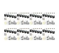 Jushenpoer 40 PièCes Séries Mécanisme de Mouvement D'Horloge PièCes Silence Quartz Bricolage Horloge Murale avec 7 Paires Différentes Kit de Remplacement D'Aiguilles D'Horloge
