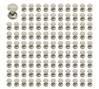 Jushenpoer 400 Pcs DIY Rivet Rivet Rivet Metal Conseil - Argent