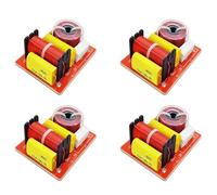 Jushenpoer 4X Haut-Parleur 2 Voies Carte Audio Diviseur de FréQuence Aigus Basses 2 UnitéS Filtres CroiséS 120W BibliothèQue HiFi Haut-Parleur Diviseur Bricolage