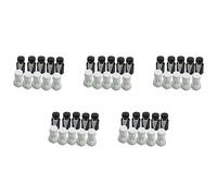 Jushenpoer 5 Ensembles de Bouteille de Bulle de Mariee et de de Fete de Mariage (120Pcs)