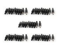 Jushenpoer 50 Pcs Connecteur de Jack Pris Male de DC Puissance Nouveau Pieces de Rechange 3.5mm x 1.35mm