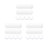 Jushenpoer 54 PièCes Disque Acrylique Transparent 4 Pouces Cercle Feuille Acrylique Cercle ÉPais Ronds Acryliques Blancs Panneau Acrylique pour Bricolage Artisanat