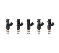 Jushenpoer 5X 16450-RAA-A01 Buse D'Injecteur de Carburant pour Accord -V Éléments 2005 2006 2007 2008 2009 2010 2011 Accessoires de Voiture