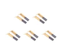 Jushenpoer 5X Brosse de Charbon de Moteur Électrique de Machine à Laver, Brosse D'Insertion de de Moteur de Machine à Laver L94MF7 pour