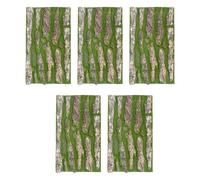 Jushenpoer 5X Décoration D'Écorce Artificielle VéRitable Écorce d'arbre de Pin Séché avec Mousse Artificielle pour L'Embellissement de Mur de Fête à de Festival de Bricolage