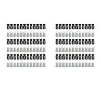 Jushenpoer 6 Ensembles de Bouteille de Bulle de Mariee et de de Fete de Mariage (24pcs)