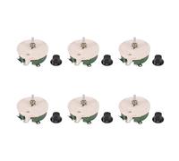 Jushenpoer 6X 100W 100 Ohm Rheostat en Ceramique de Enroue de Resistance Rotative de Potentiometre