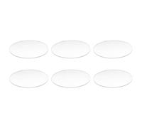 Jushenpoer 6X Disque Rond Acrylique Transparent Rond Épaisseur 3Mm Diámetro: 70Mm