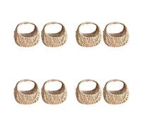 Jushenpoer 8 Pièces Séries Panier D'Arrangement de Fleurs à la Main Tissé à la Main Créatif Pot de Fleur Panier de Rangement Panier de Fille de Fleur Décor à