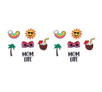 Jushenpoer Bracelets de Sac pour BoggBag - 12 Pièces Breloques de Sac de Taille Universelle - 6 Pouces Sac de Plage Bits Accessoires Inserts Plage Casual Extérieur