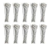 Jushenpoer Cable 300Pcs Vis en Acier Inoxydable de Verrouillage Porte-Cles Anneaux Porte Cles Accessoire Exterieur