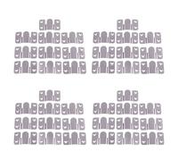 Jushenpoer Connecteur Sectionnel de Sofa de Style D'Interlock de Meubles Ton Argent 40pcs