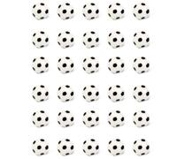 Jushenpoer Decoration de Maison de Poupee Ballons de Resine Miniature pour Le Jardin Paysage DIY Footballs de Decoration 30 Pieces