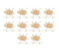 Jushenpoer Gourd Crochets Épingles de Sûreté en Forme de Calebasse Swing Tag 1000 Pcs