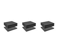Jushenpoer Grille de Mousse Cube-Mousse, 6 PièCes 300X300X50Mm/6 PièCes 300X300X10Mm, BoîTe à Outils Mousse de BoîTier de CaméRa, Insert de BoîTier,Outil