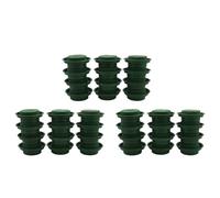 Jushenpoer Kit D'Arrangement de Fleurs Bricolage Vert Rond Mousse Humide Floral, Allées de Mariage Fleurs, Décoration de Fête (Mousse de Fleurs avec Bol, 36 Pièces)
