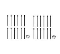 Jushenpoer Pointes de Stylet Standard pour, 24 PièCes Pointes de Rechange Noires pour Intuos Pro, IMobileStudio Pro