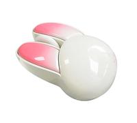 JUSHZ Souris sans Fil Ergonomique Bluetooth Silencieuse Gaming Défilement Tactile Portable Optique pour Femme Adapté Aux Ordinateurs Portables De Bureau (9.4x6.2x3.6cm,White)