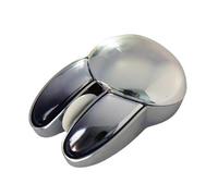 JUSHZ Souris sans Fil Ergonomique Bluetooth Silencieuse Gaming Défilement Tactile Portable Optique pour Femme Adapté Aux Ordinateurs Portables De Bureau (9.4x6.2x3.6cm,Silver)