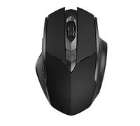 JUSHZ Souris sans Fil Ergonomique Bluetooth Silencieuse Gaming Silencieuse Photoélectrique Trois Modes Rechargeable PPP Réglable 2,4 GHz Plug and Play USB (120x76.5x40mm,Black)
