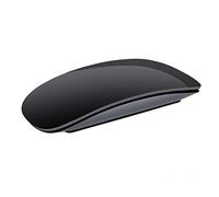 JUSHZ Souris sans Fil Ergonomique Gamer Bluetooth Gaming Silencieuse Type-c Rechargeable Photoélectrique Molette Tactile (113.8X57.2X21.6mm,Black)