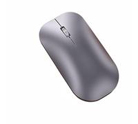JUSHZ Souris sans Fil Ergonomique Gamer Bluetooth Silencieuse Gaming Double Mode Silencieux Rechargeable Rouleau à Quatre Voies (110x61x32mm,Grey)