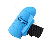 JUSHZ Souris sans Fil Ergonomique Gamer Filaire Annulaire Souris Optique 2.4G Mode Petite Réception USB (60x30x30MM,Blue)