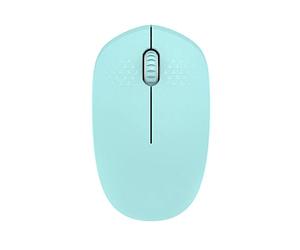 JUSHZ Souris sans Fil Ergonomique Gamer Silencieuse Gaming Photoélectrique Petite Ménage Molette Tactile 2,4 GHz 1000dpi (99x60x38.2mm,Green)