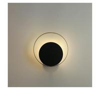 JUSKAQZYI Appliques murales industrielles à Anneau doré, Appliques murales Rondes en métal Moderne for Restaurants, cafés et Bars