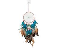 JUSKAQZYI Carillons à Vent Attrape-rêves Arbre de Vie Vert avec Plumes, décoration Murale bohème, Cadeaux de Festival, Cadeau de bénédiction for fête de Mariage carillons