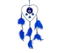 JUSKAQZYI Carillons à Vent Attrape-rêves Universel Anti-Mauvais œil, idéal for la Maison, Le Bureau, la Voiture, à Suspendre, Carillon éolien, Ornement, Pendentif Cloche Fait Main carillons