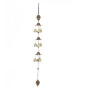 JUSKAQZYI Carillons à Vent Carillons éoliens en Alliage de cuivre à Trois Couches, Pendentif Bouddhiste, Ornement, carillons éoliens en métal Vintage, Artisanat carillons(Hand)