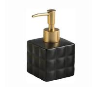 JUSKAQZYI Dispenser de Savon Liquide Décoration de Cuisine, Bouteille à Pompe for Lotion for Les Mains, Pot de Savon Liquide, décoration d'intérieur Moderne et Simple Doseur de Savon Liquide(Svart)