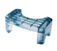 JUSKAQZYI echelle Marchepied en Plastique for Enfants, Base antidérapante et Design profilé, for l'apprentissage de la propreté et l'évier, Repose-Pieds auxiliaire Bleu échelle Pliante