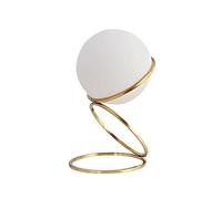 JUSKAQZYI Lampe de Bureau Moderne du Milieu du siècle, Lampe de Chevet créative et Simple en Verre, idéale for Un Appartement, Un collège ou Un dortoir.