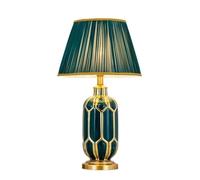 JUSKAQZYI Lampe de Chevet rétro en céramique, Style Ferme, idéale for Une Chambre, Un Salon, Un Bureau, Une bibliothèque ou Une Lecture Universitaire.