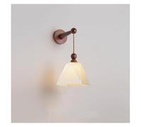 JUSKAQZYI Petite Applique Murale Rustique plissée, Lampe Murale Moderne et Simple de Style Ferme for Chambre à Coucher, Chevet, Salon, Couloir