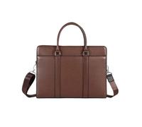 JUSKAQZYI Sac d'ordinateur portable en cuir for hommes, porte-documents, sacs à main d'ordinateur sacoche