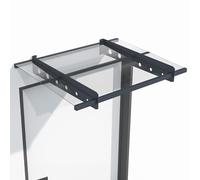 Auvent Manila Gris foncé 100 x 80 cm